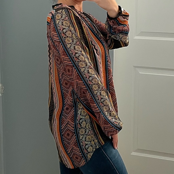 Kaya Di Koko Multicolor Printed Blouse - Picture 2 of 6